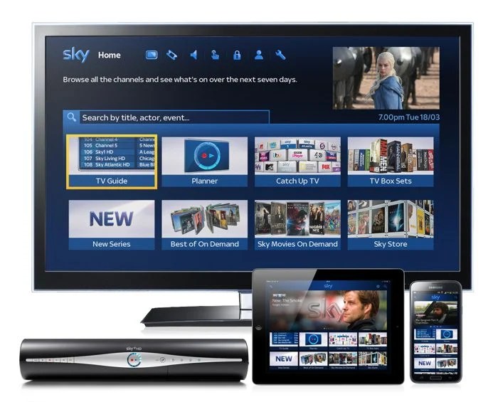 Sky Updates Sky TV Guide And Sky App In The UK