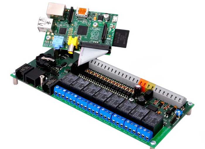 UniPi Raspberry Pi Expansion Board (video)