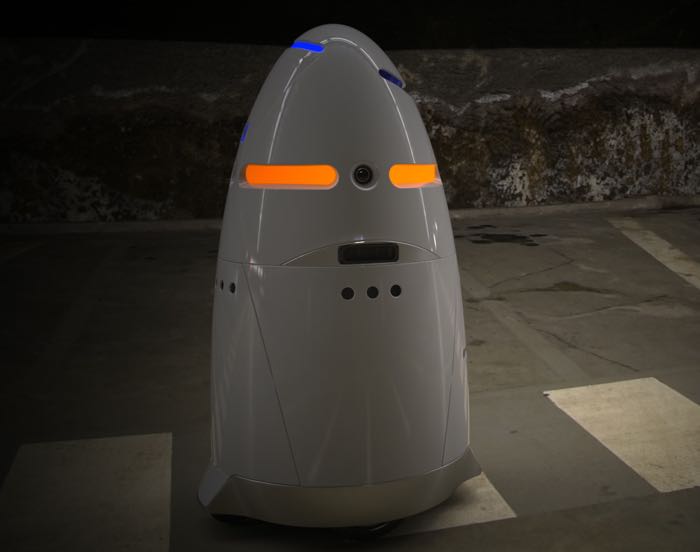 Knightscope K5 Robot Security Guard Launching