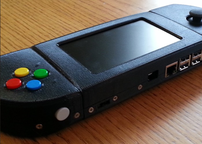 Super Game PiSP Raspberry Pi Powered Handheld Inspired By PSP