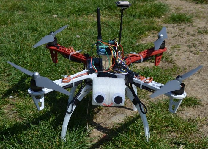 Arduino Quadcopter Built Using Arduino Yun Development Board (video)