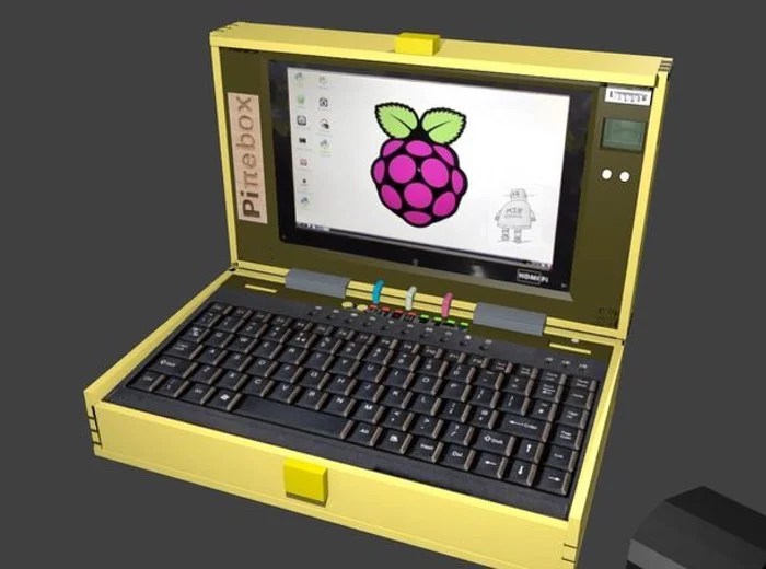 Pinebox Raspberry Pi Laptop Computer