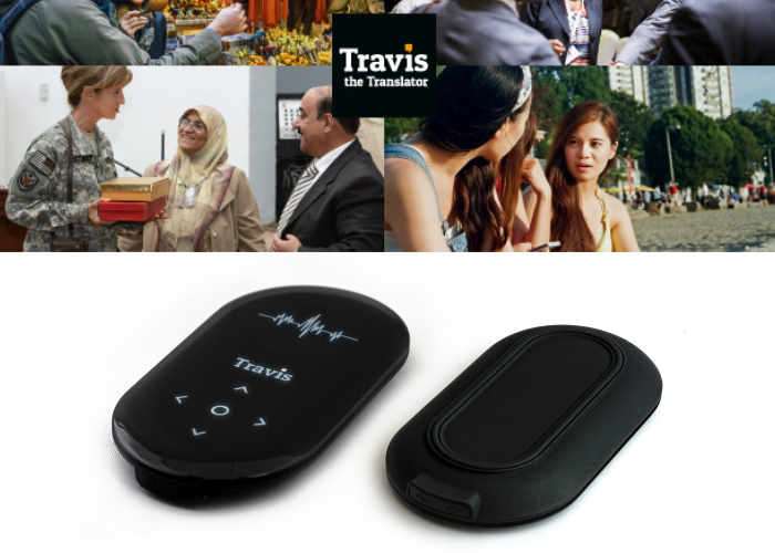 Travis Pocket Real Time Translator Supports 80 Languages (video