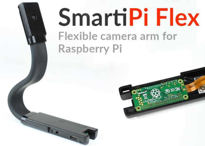 SmartiPi Flex Flexible Raspberry Pi Camera Module Mount (video
