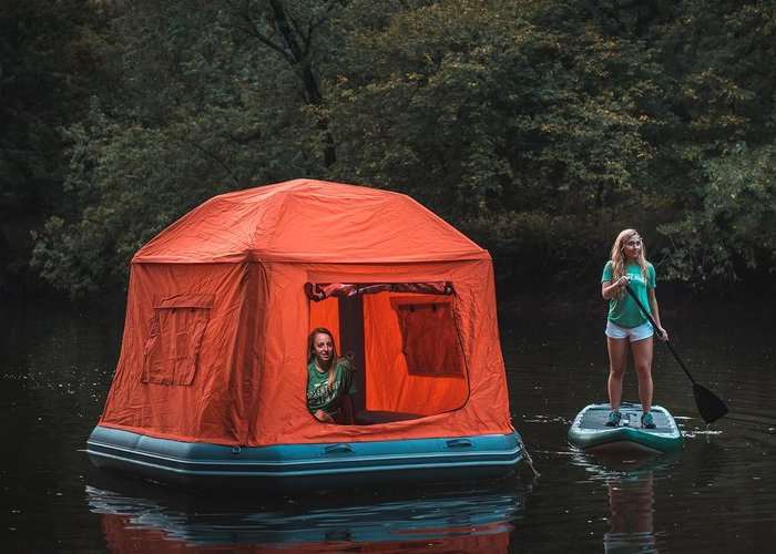 Shoal Floating Tent Lets You Sleep On Water 1,499 Geeky Gadgets