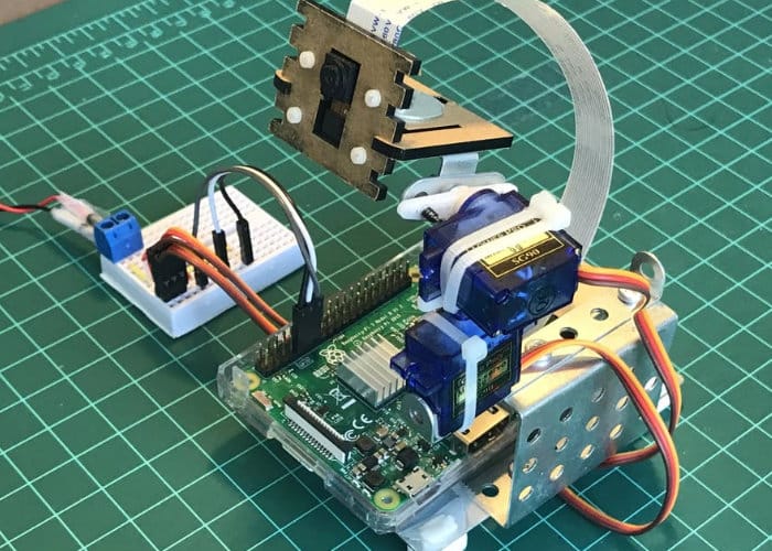 Raspberry Pi Camera Mount With Pan And Tilt Servos Geeky Gadgets