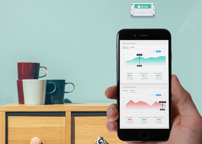 Tempy Wireless Temperature And Humidity Monitoring System