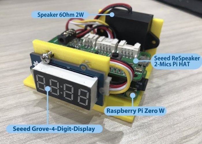Raspberry Pi smart clock with Alexa support Geeky Gadgets