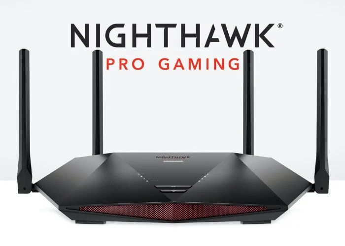 Netgear Nighthawk Pro Gaming XR1000 WiFi 6 gaming router 350 Geeky