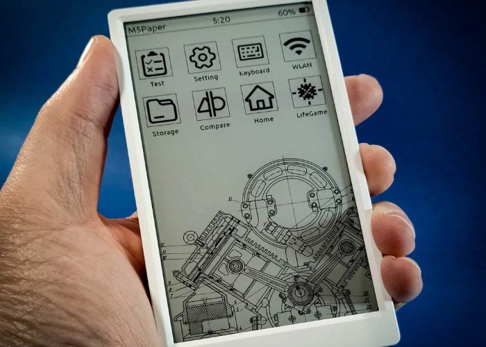 M5Paper wireless eink touchscreen display now available from 70