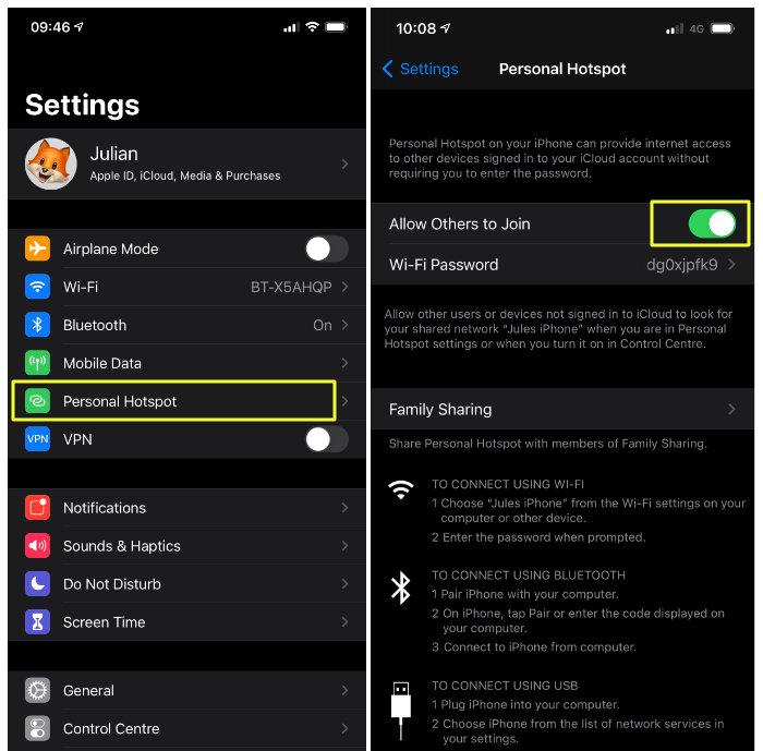 How to set up a hotspot on iPhone Geeky Gadgets