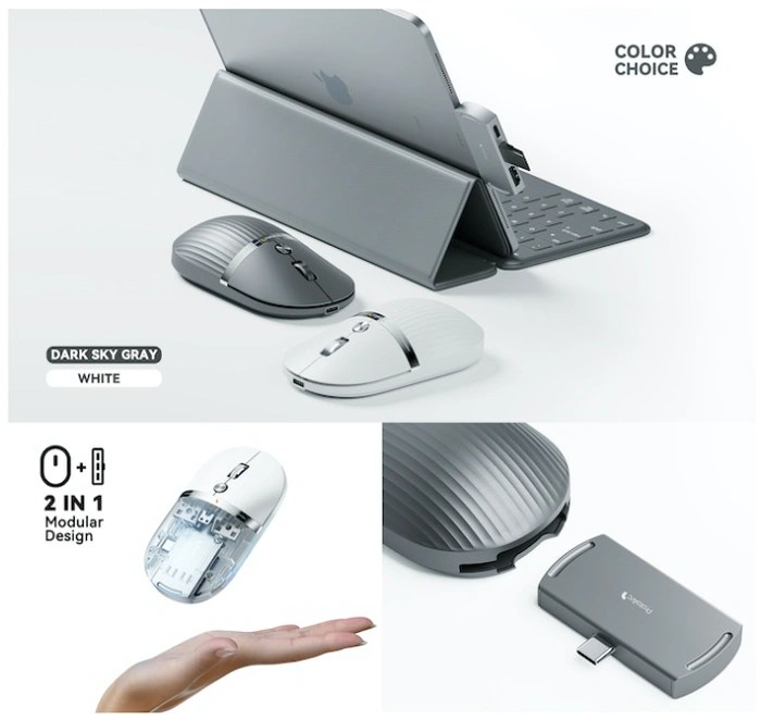 ProtoArc modular mouse and USB hub - Geeky Gadgets