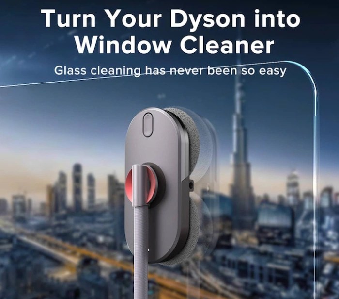 Transform your Dyson into a window cleaner Geeky Gadgets