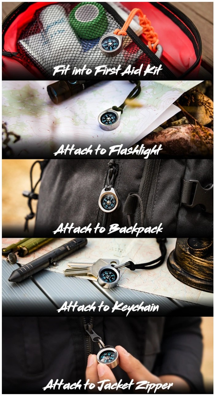 Path22 keyring EDC compass it is Kickstarter Geeky Gadgets