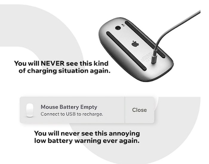 Magic Mouse desktop wireless charger cradle Geeky Gadgets