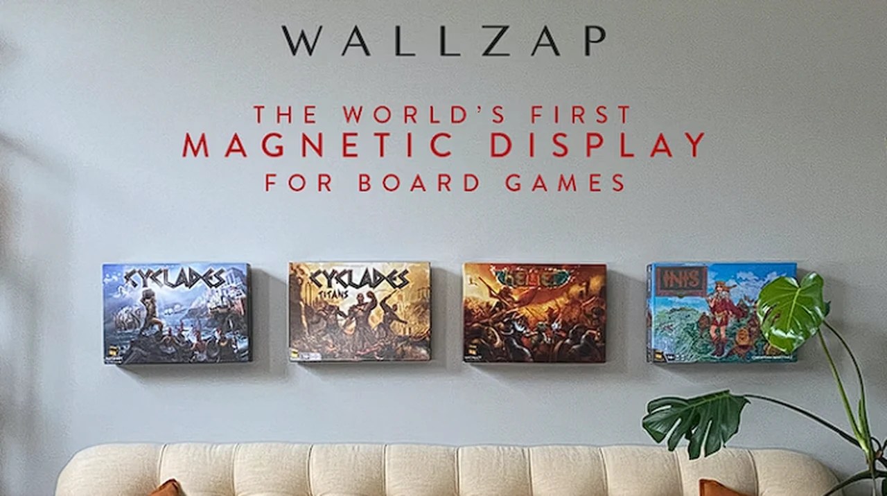 Display your board games on the wall using WALLZAP Geeky Gadgets