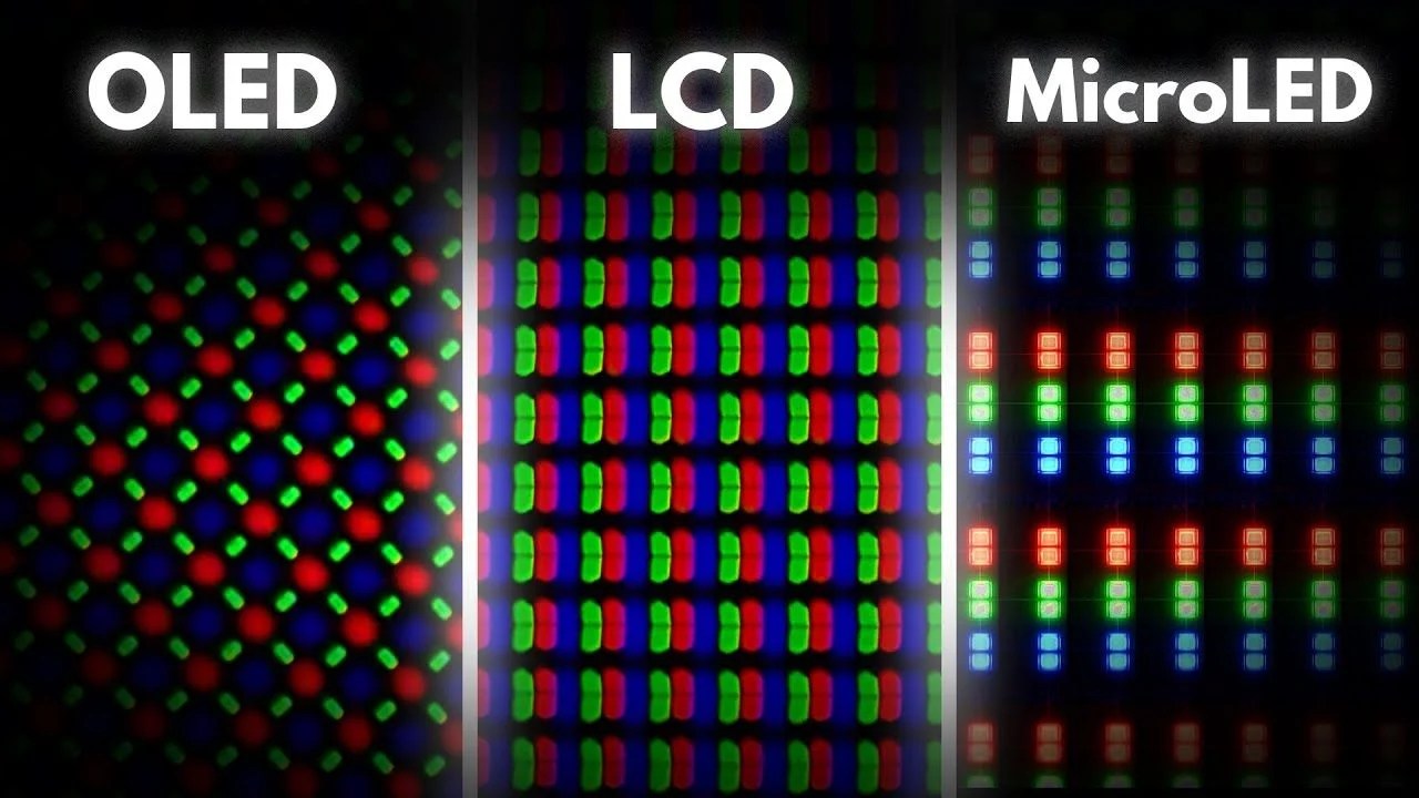 What are the differences between LED vs OLED vs MicroLED Geeky Gadgets