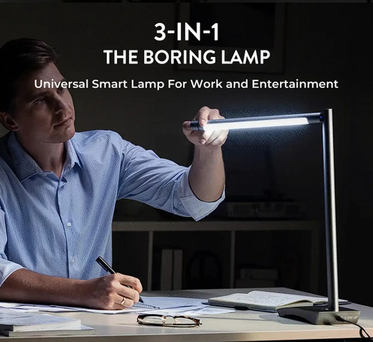 Boring modular desk lamp with detachable light Geeky Gadgets