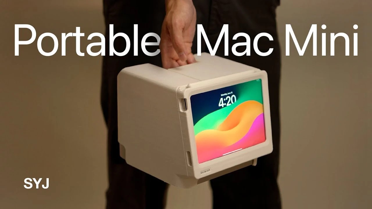 Awesome portable Macintosh Mini project Geeky Gadgets