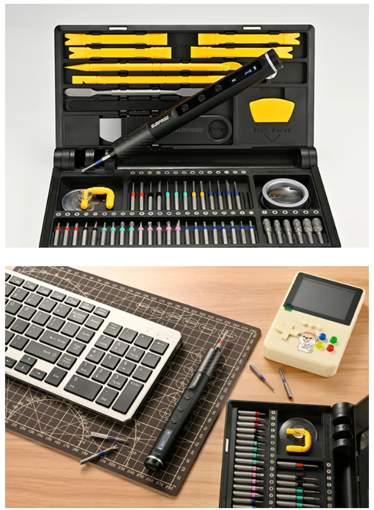 Carbon fiber precision electric screwdriver Geeky Gadgets