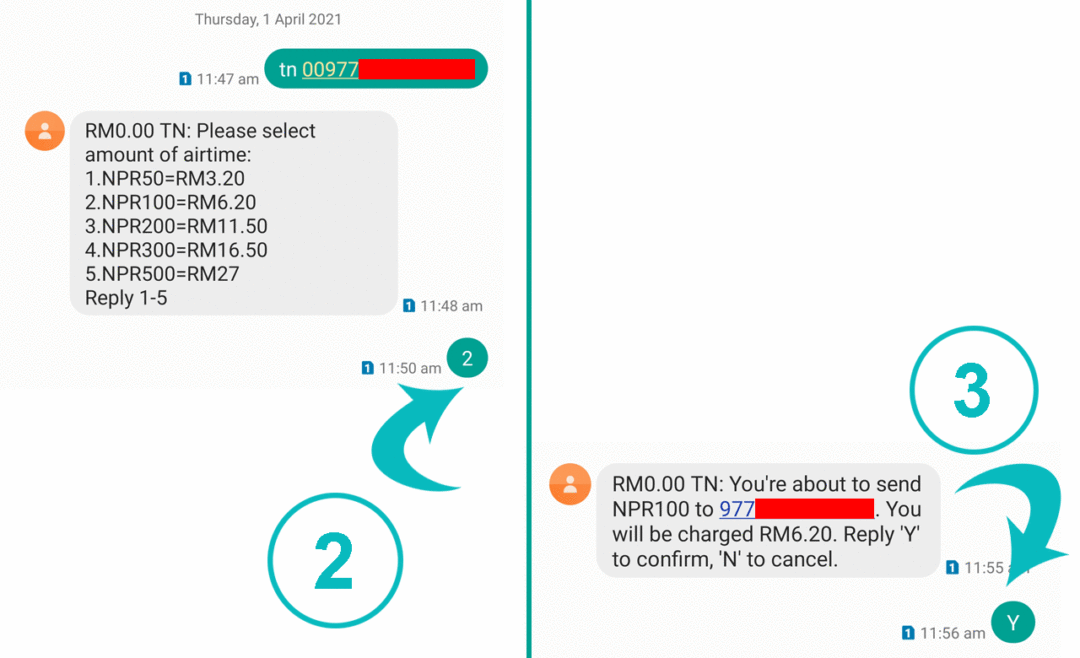 How To Transfer Digi Talktime Mobile Credit To Nepali Number?
