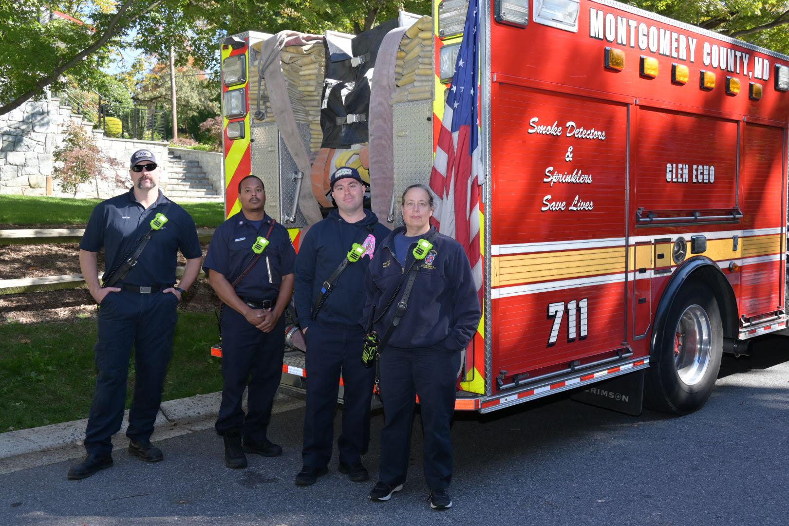 GEFD at the Yellow Boomerang in Mohican Hills Glen Echo Fire Department