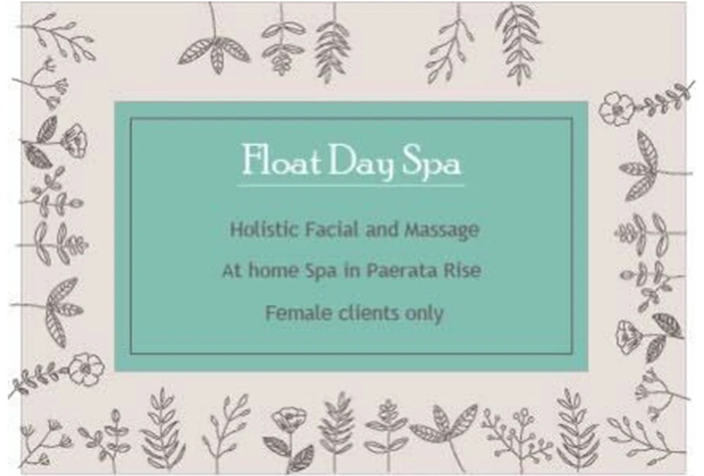 Float Day Spa ニュージーランド発 Gekkan NZ 