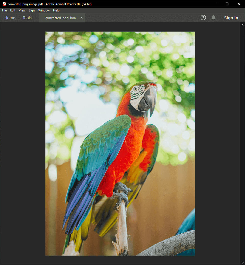 Convert PNG, GIF, TIFF, and JPG Images to PDF in C and