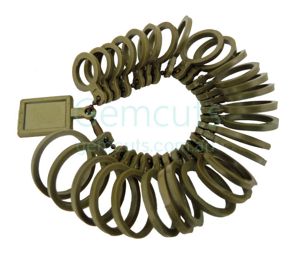 Plastic Ring Sizer Set 1 15 in Half Sizes