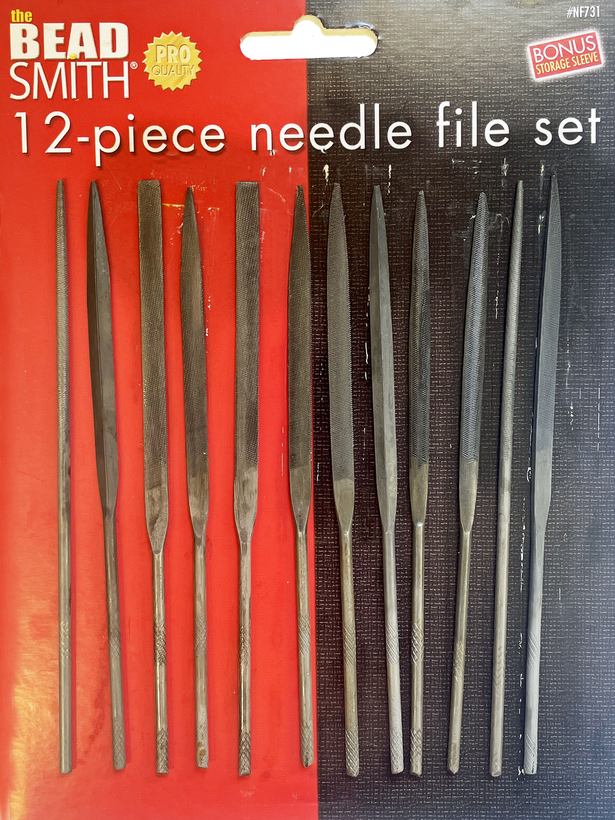 Steel Needle Files 140mm Set of 12 Fine Cut