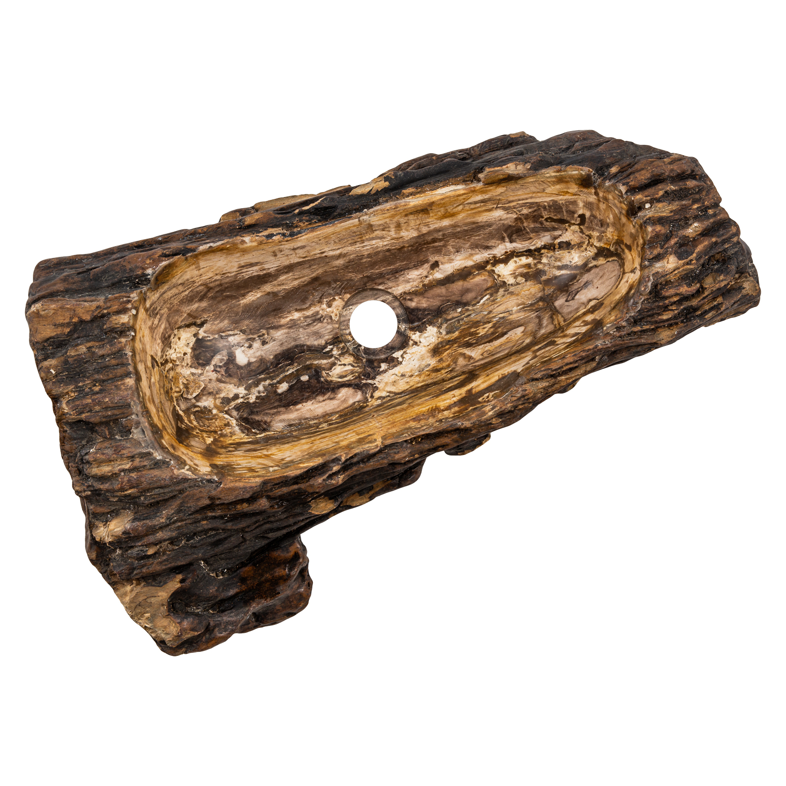 Petrified wood sink GL349 Gemlook