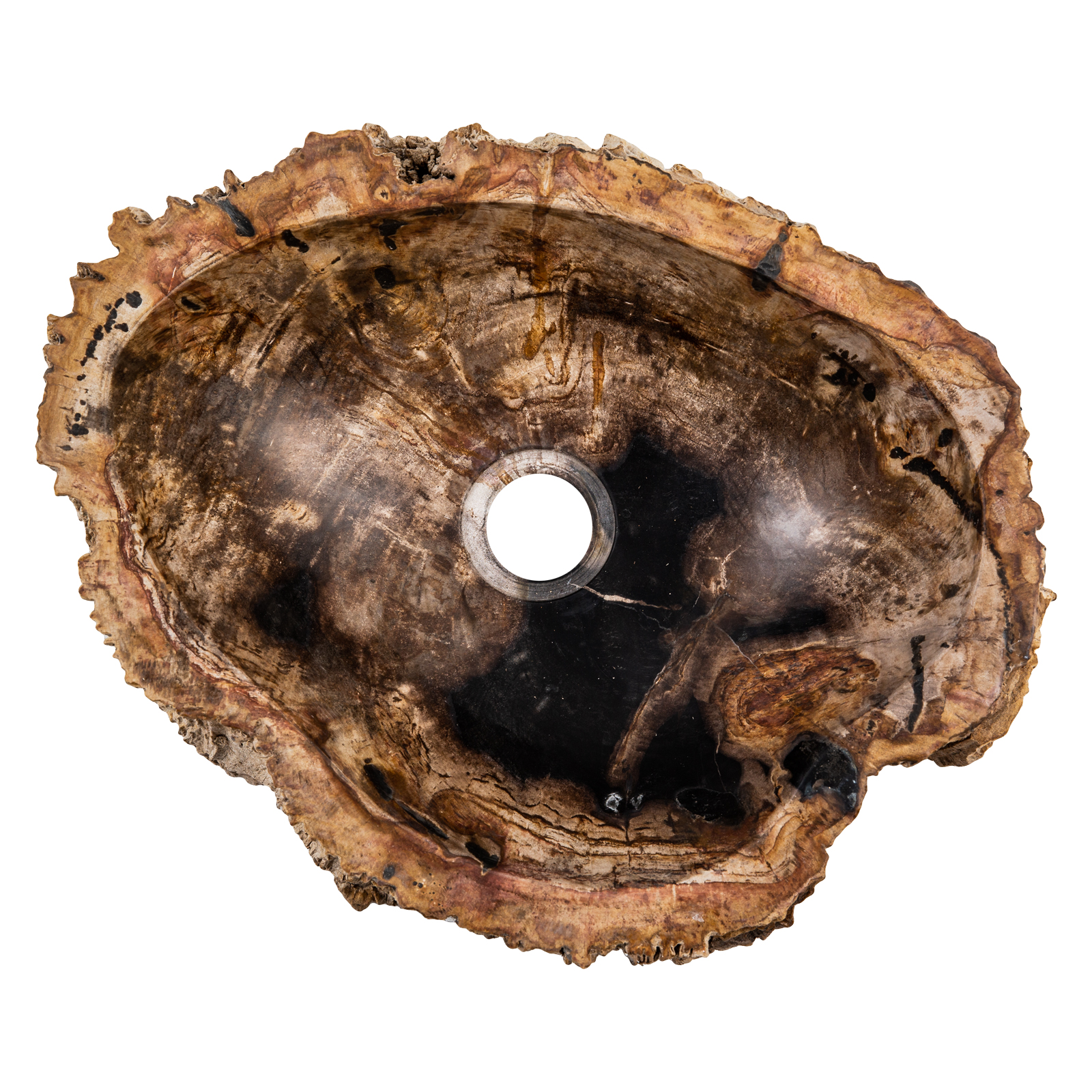 Petrified wood sink GL355 Gemlook