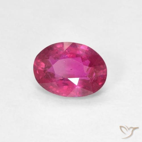 0.96 carat Oval Ruby Gemstone loose Certified Ruby from Madagascar
