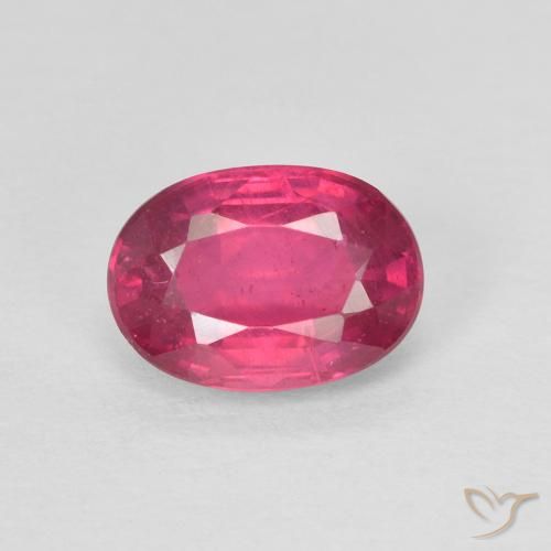 1.2 carat Oval Ruby Gemstone loose Certified Ruby from Madagascar