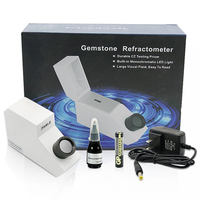 Refractive Index Equipment Built In LED Light 0.003 Accuracy Gem