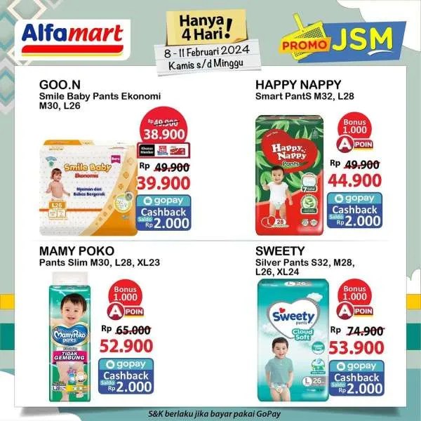 Diskon Keren! Promo Alfamart Hari Ini Minggu 11 Februari 2024, GOON