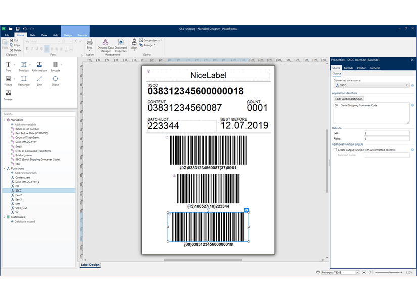 NiceLabel Designer Pro General Data Company, Inc.