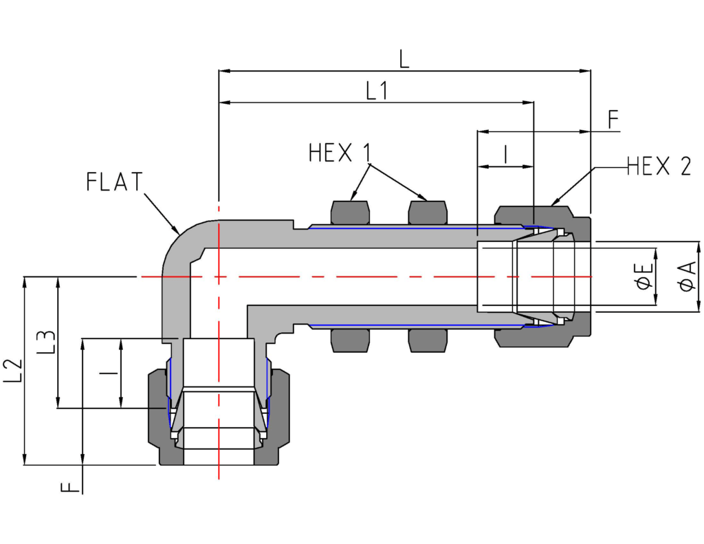 Bulkhead Union Elbow (DSL) Generant