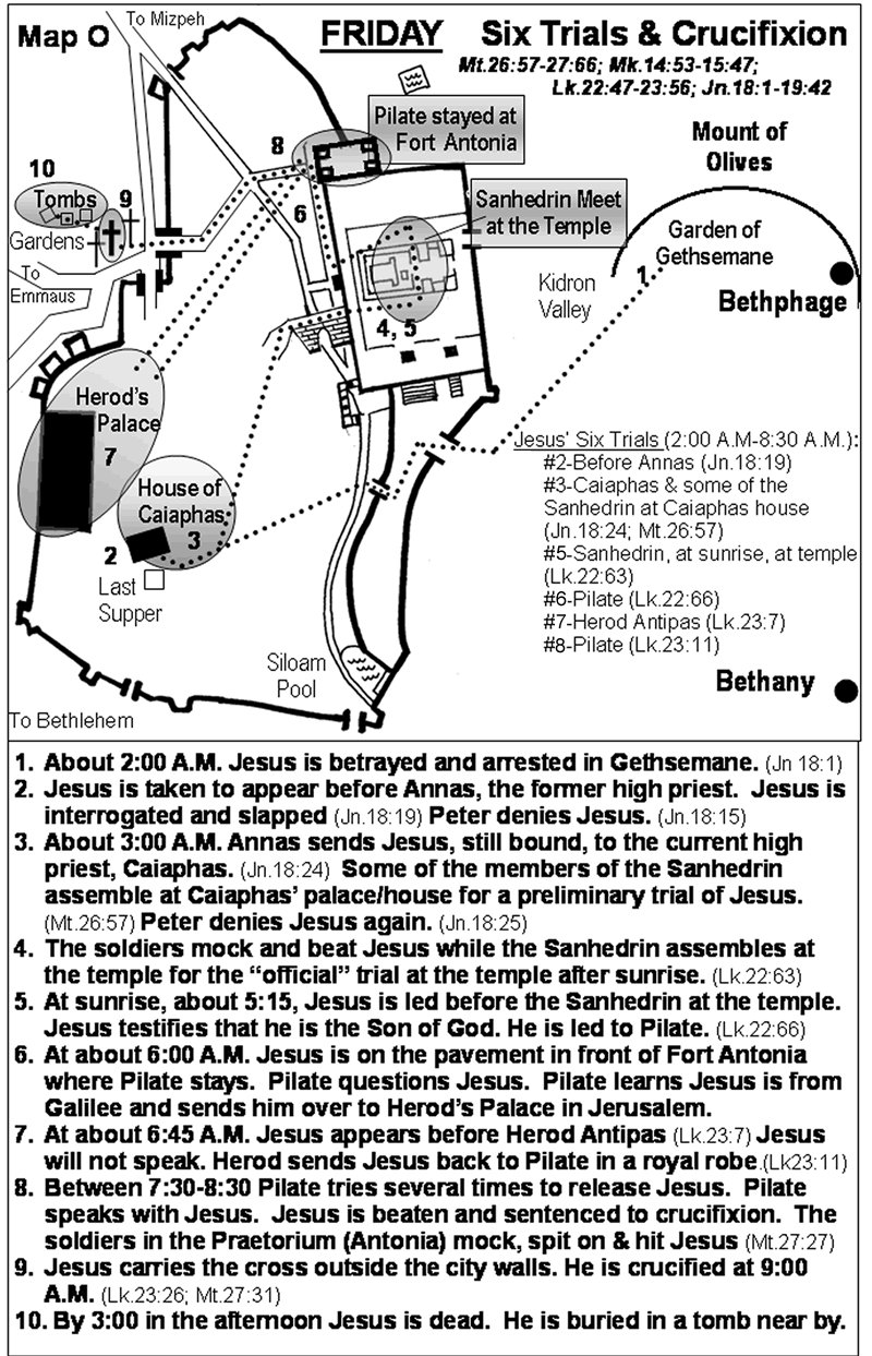 Jesus Gospel Ministry Maps