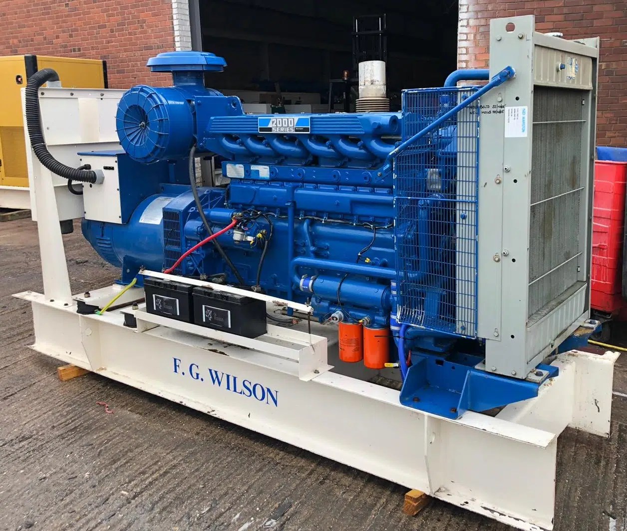 200 Kva FG Wilson Perkins® Powered/Leroy Somer Acoustic Generator for Sale