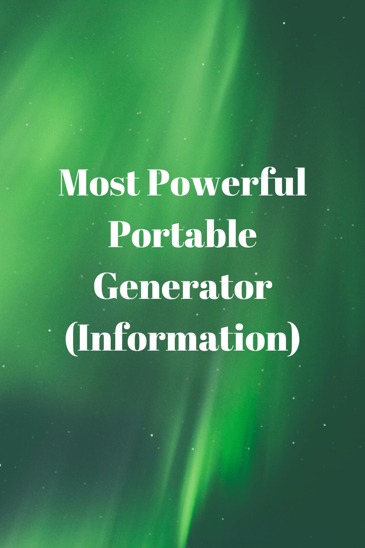 How to Choose the Best Portable Generator (Tips) Generators Zone