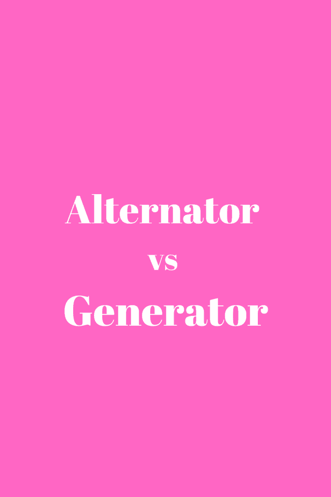 Alternator vs Generator Generators Zone