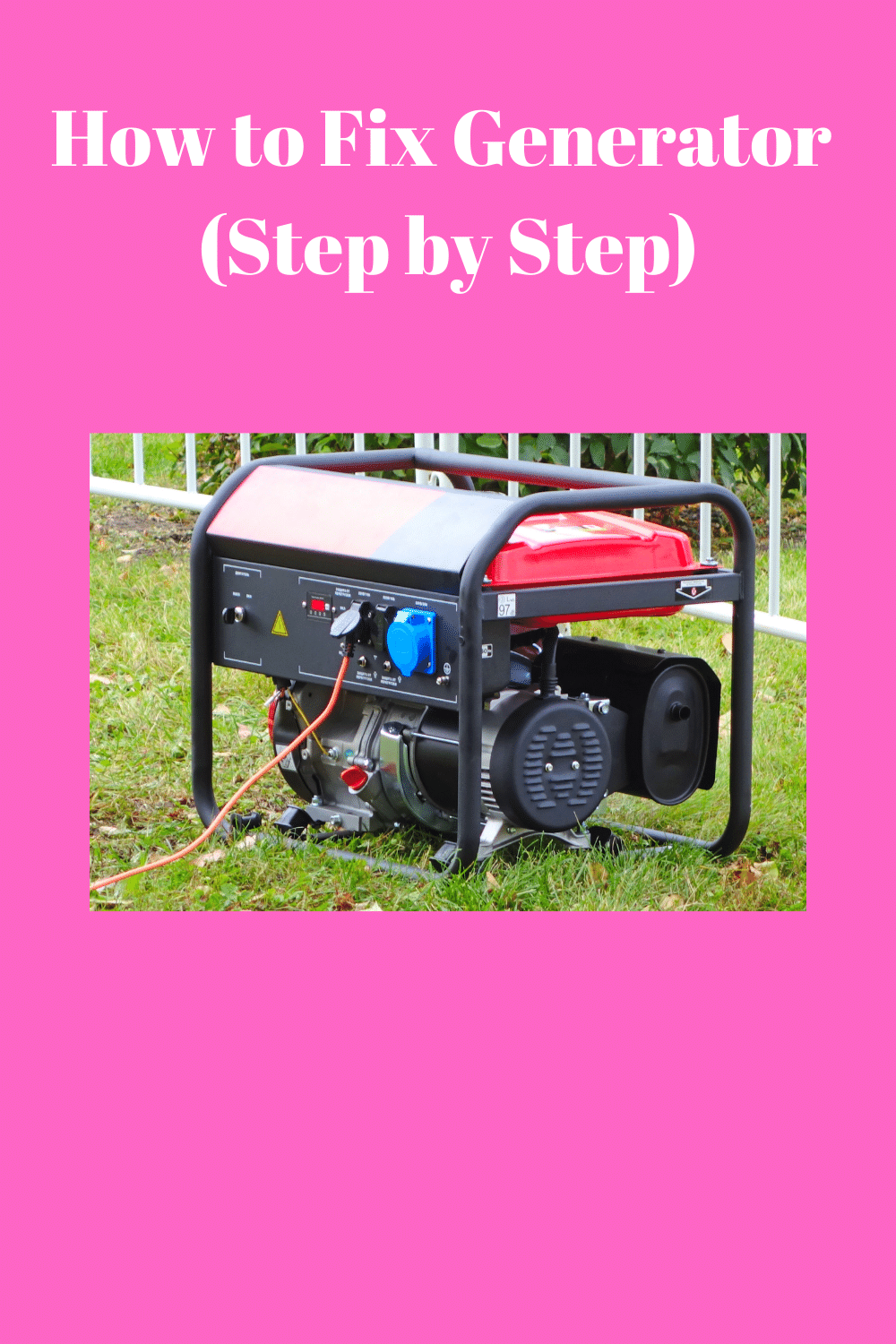 How to Fix Generator (Step by Step) Generators Zone