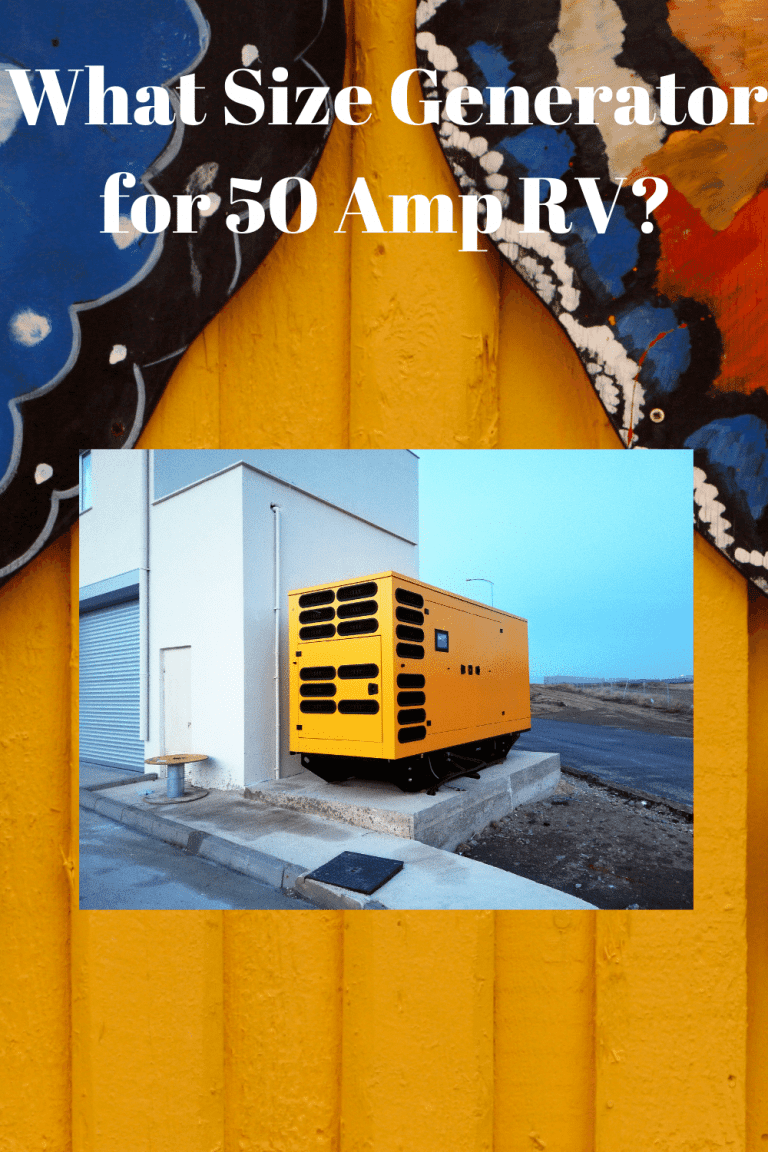 What Size Generator for 50 Amp RV? Generators Zone