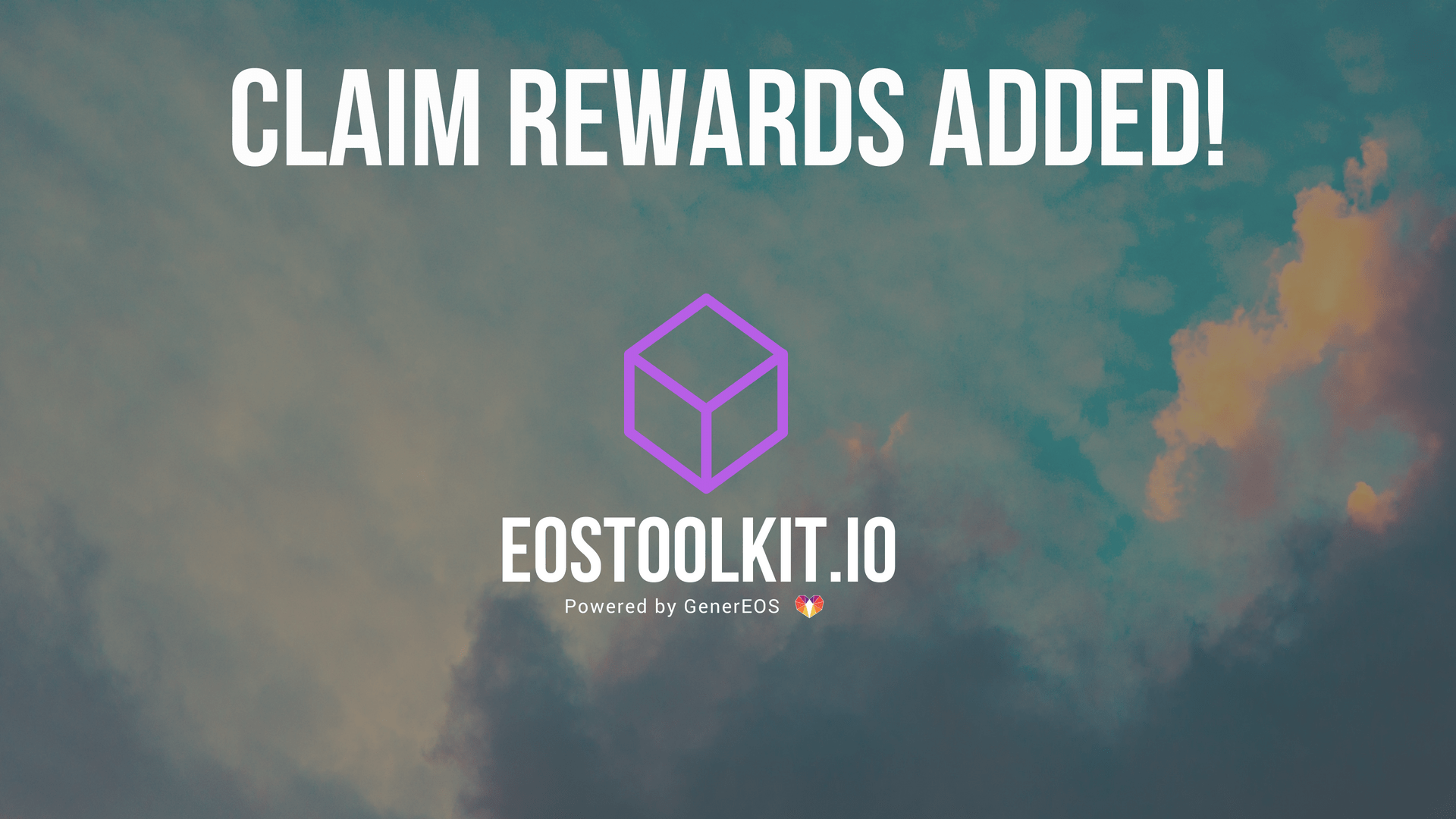 EOSToolkit.io Block Producer Claim Rewards Added GenerEOS