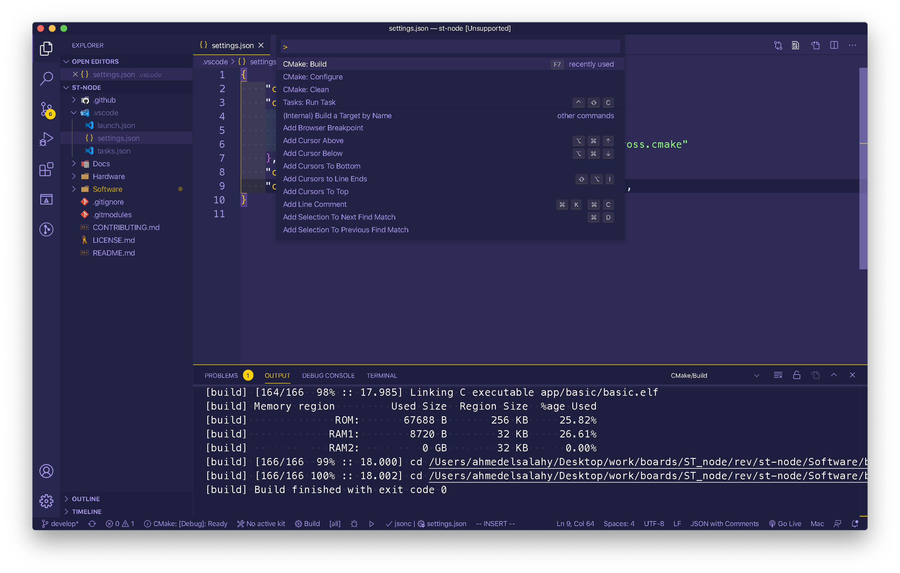 Visual Studio Code Generic Node