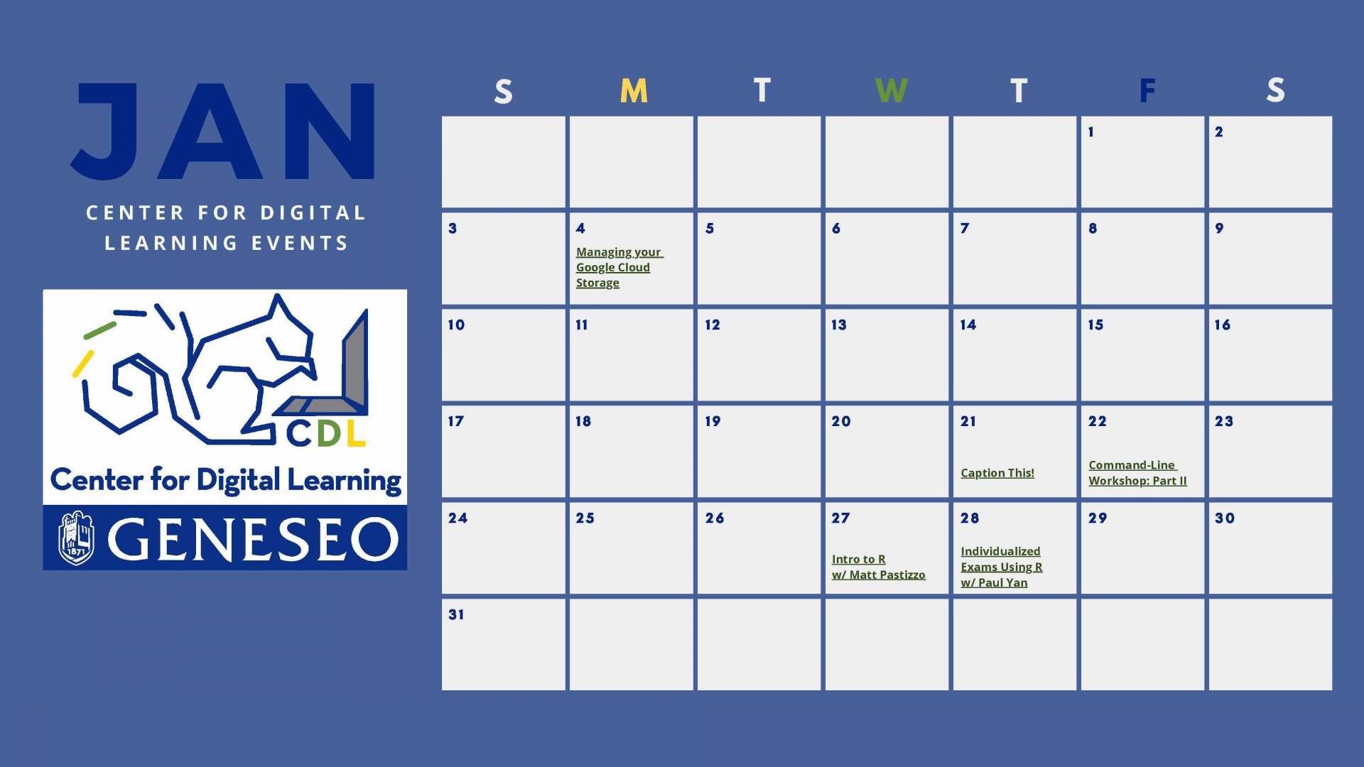 Event Calendars SUNY Geneseo(07)
