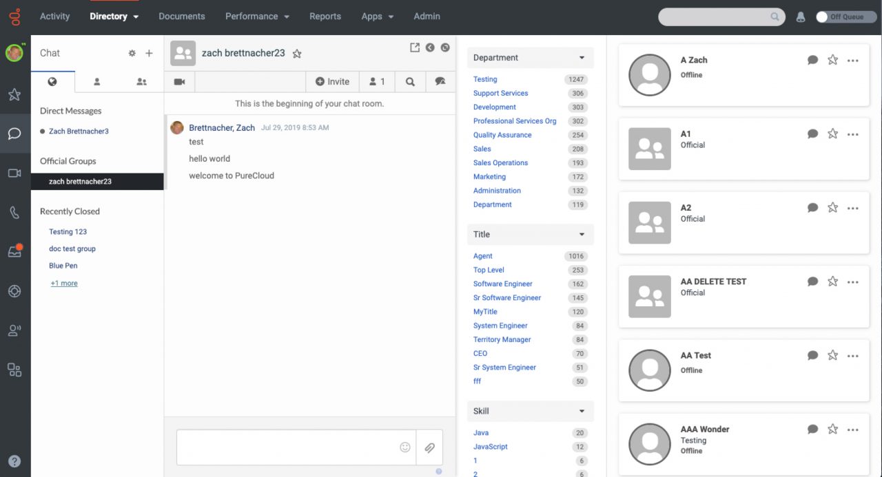 Genesys PureCloud Platform Customer Experience Platform Genesys