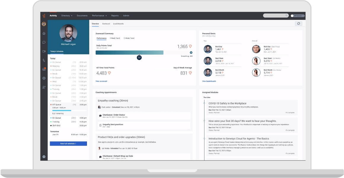 Onboard and Train Employees with Genesys Cloud CX Learning Capability