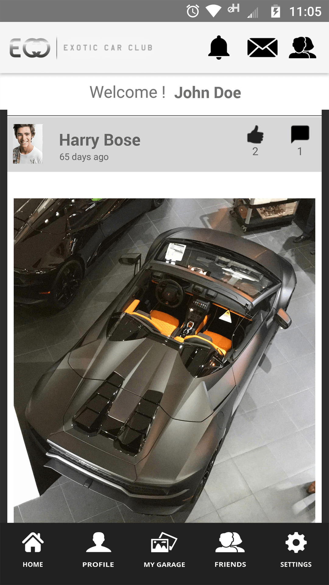 Exotic Car Club Portfolio